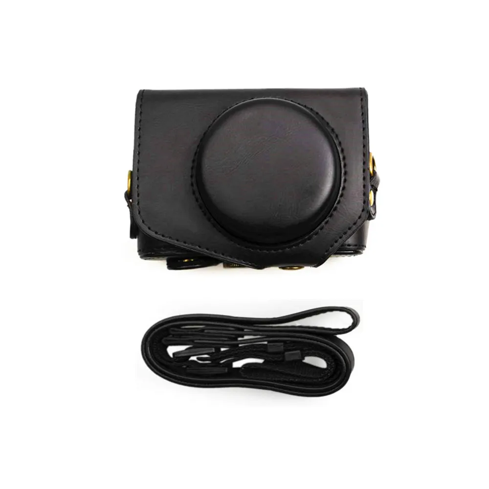 Жесткий Чехол сумка из искусственной кожи в стиле ретро для камеры Canon Powershot G7 X G7X