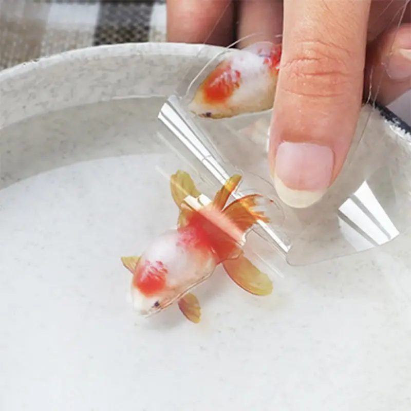 

16 Pcs/set DIY Crystal Epoxy Filler 3D Resin Painted Goldfish Leaf Duckweed Filling Crafts Making Material Sticker