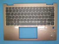 laptop palmrestkeyboard for lenovo yoga 730 730 13 730 13ikb english us 5cb0q95914 sn20q40624 backlit upper case cover new