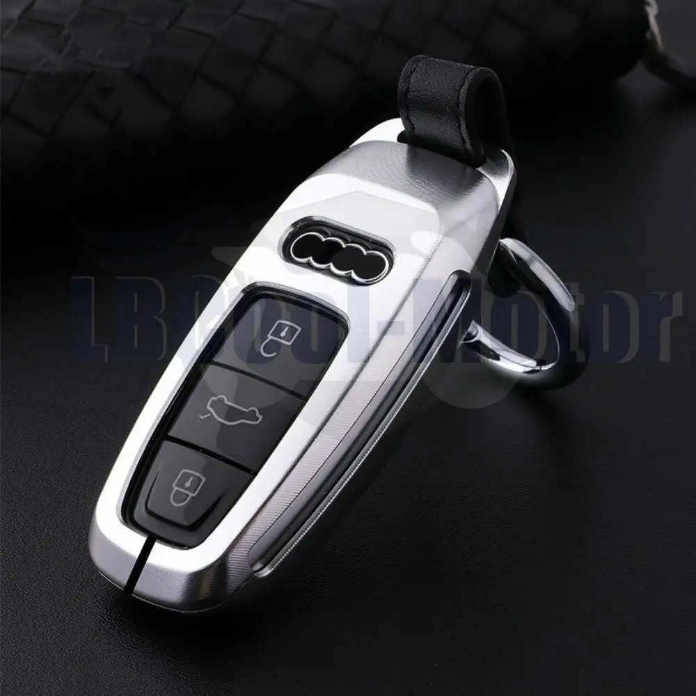 Защитный чехол для автомобильного ключа Audi A8 из алюминиевого сплава с защитой от
