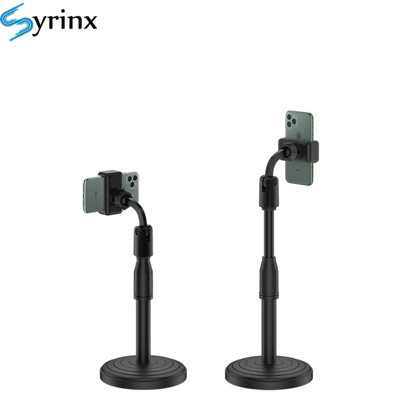 multi functional adjustable mobile phone stand for live broadcast desk table clip bracket table mount cell phone support holder free global shipping