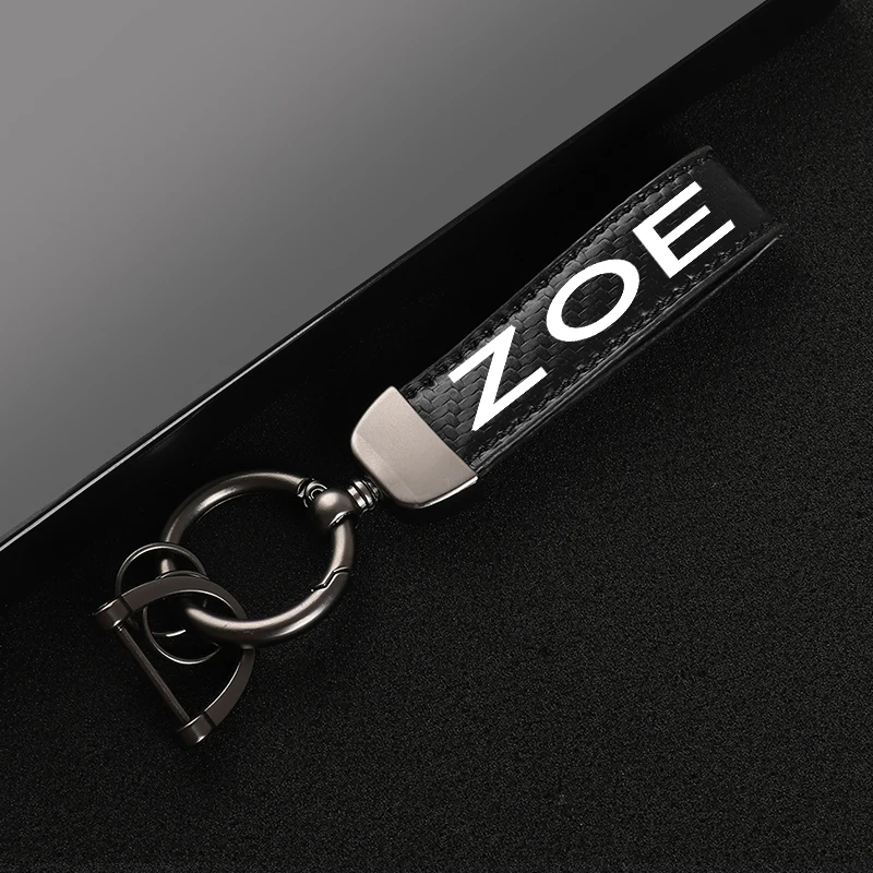 Кожаный Автомобильный Брелок с поворотом на 360 градусов кольца для ключей в форме