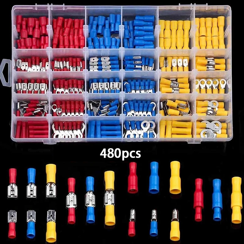 

480/300/280 шт., изолированные клеммы в ассортименте