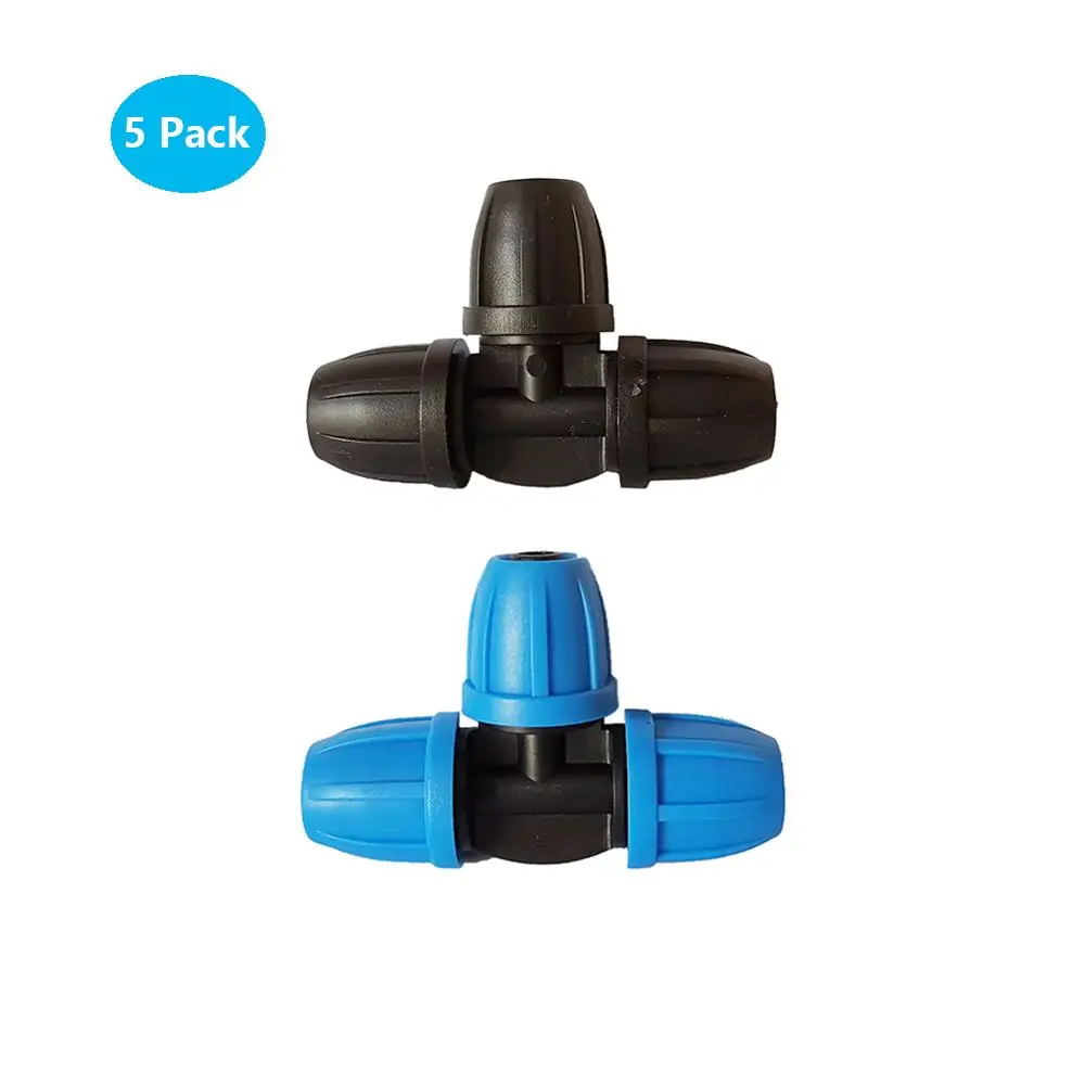 5 шт. тройной разветвитель шланга для системы капельного полива|Соединители садового водопровода| |