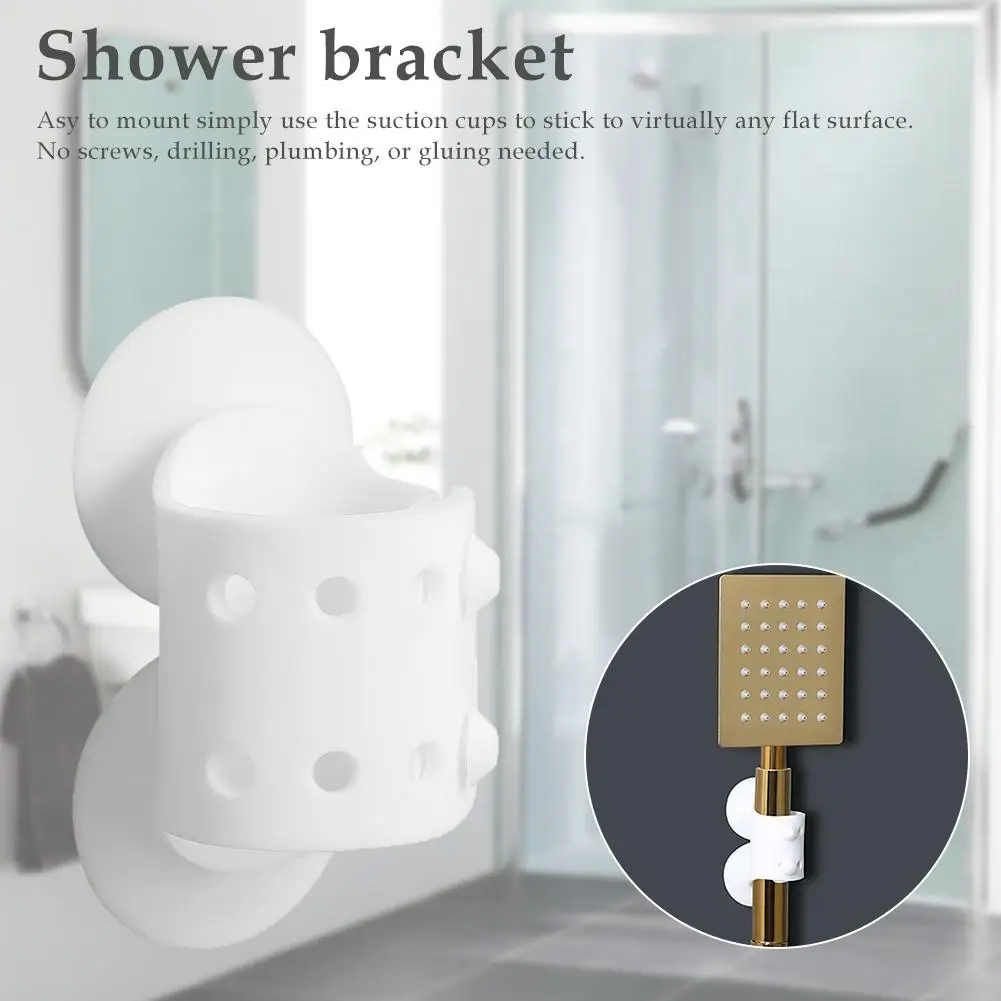 Настенный держатель для душевой лейки многоразовый душевых насадок на присоске