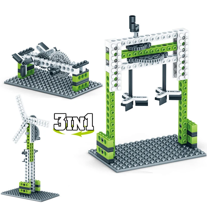Механическая Инженерная модель сборная обучающая группа колесо обозрения кран