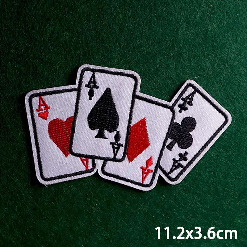 2 шт./лот вышитые нашивки в стиле панк-хиппи-рок для одежды металлические