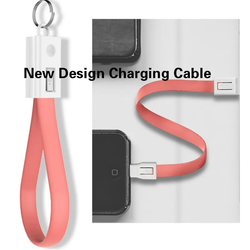 Многофункциональный USB кабель для зарядки брелок кольцо Портативная зарядка