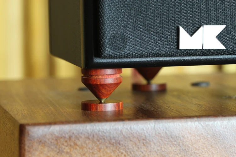 8 комплектов подставка для динамиков шипы опорная палисандр Деревянный медный