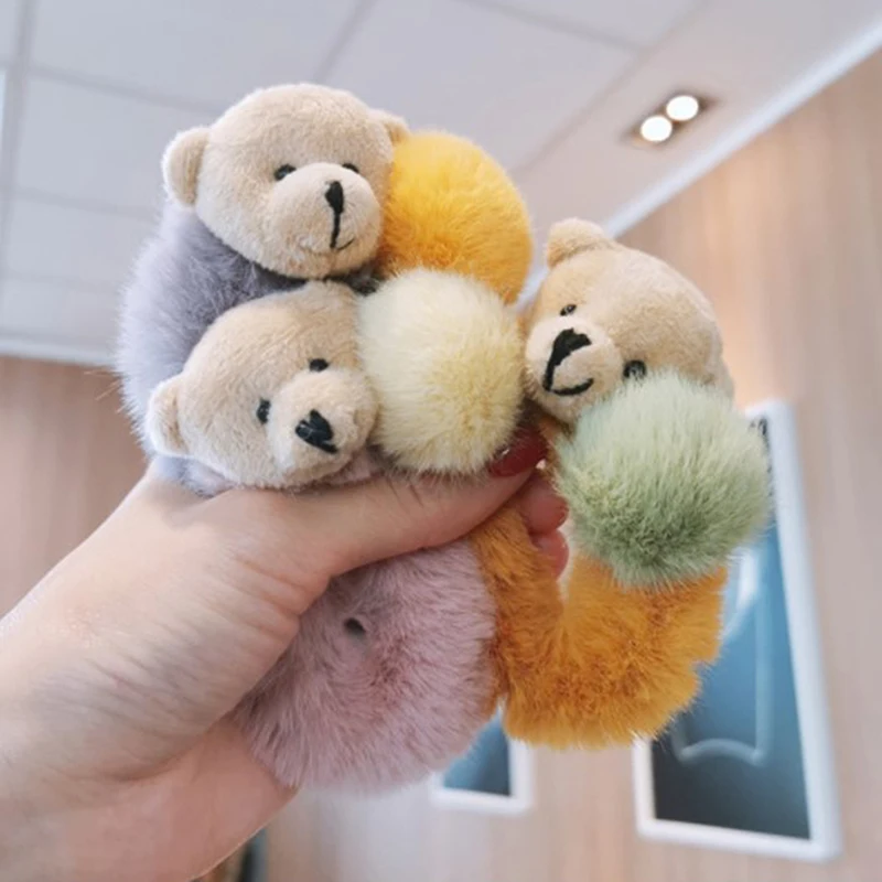 

Резинки для волос с милым медведем в Корейском стиле