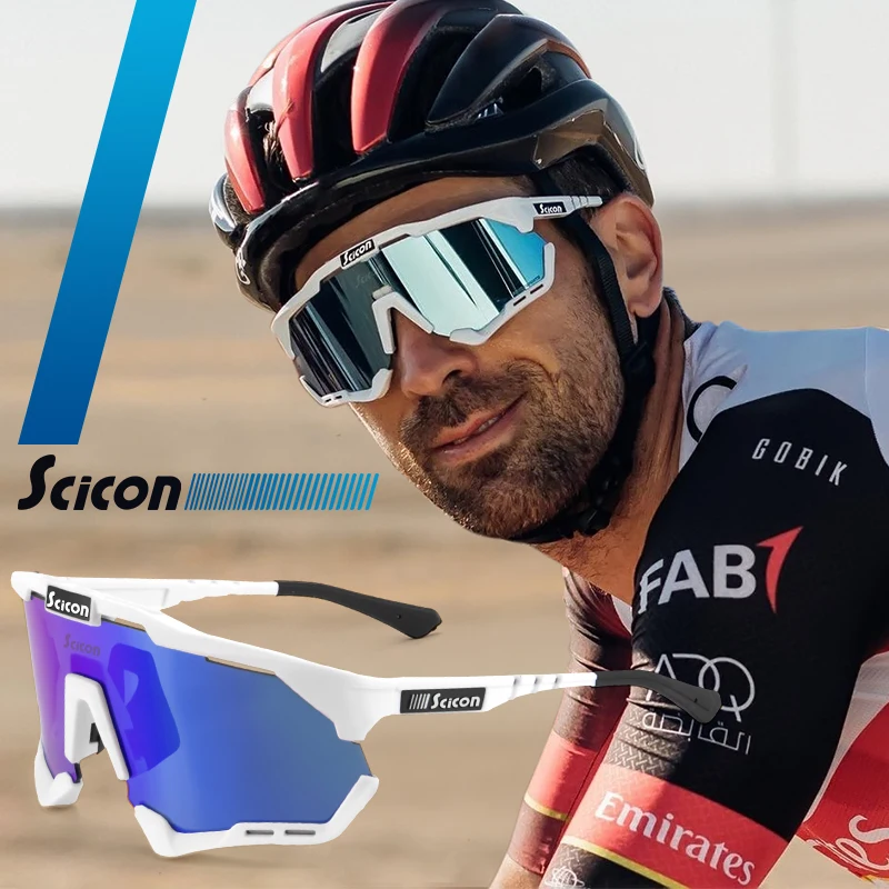 SCICON Bike Polarzied Outdoor Cycling Glasses UV400 Driving Fishing Running MTB for Men Women Motorcycle Photochromic Sunglasses | Спорт и