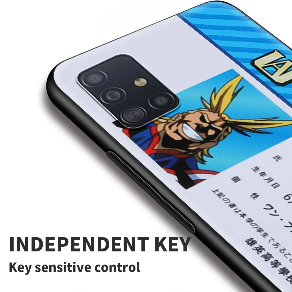 

Cellphone Case For Samsung A21s A51 A71 A91 A72 A52 A42 A41 A32 A31 A21 EU A12 A11 A02 A02s A01 My Hero Student Card Cover