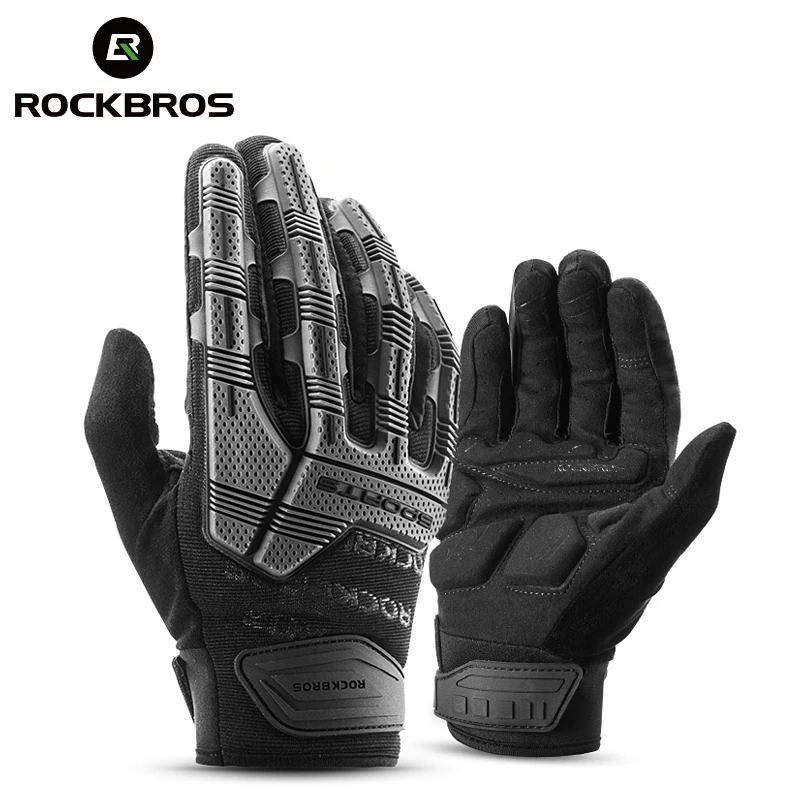 

Велосипедные перчатки ROCKBROS, утолщенные противоударные дышащие гелевые митенки для езды на велосипеде, с закрытыми пальцами, 6 мм, для мужчин...