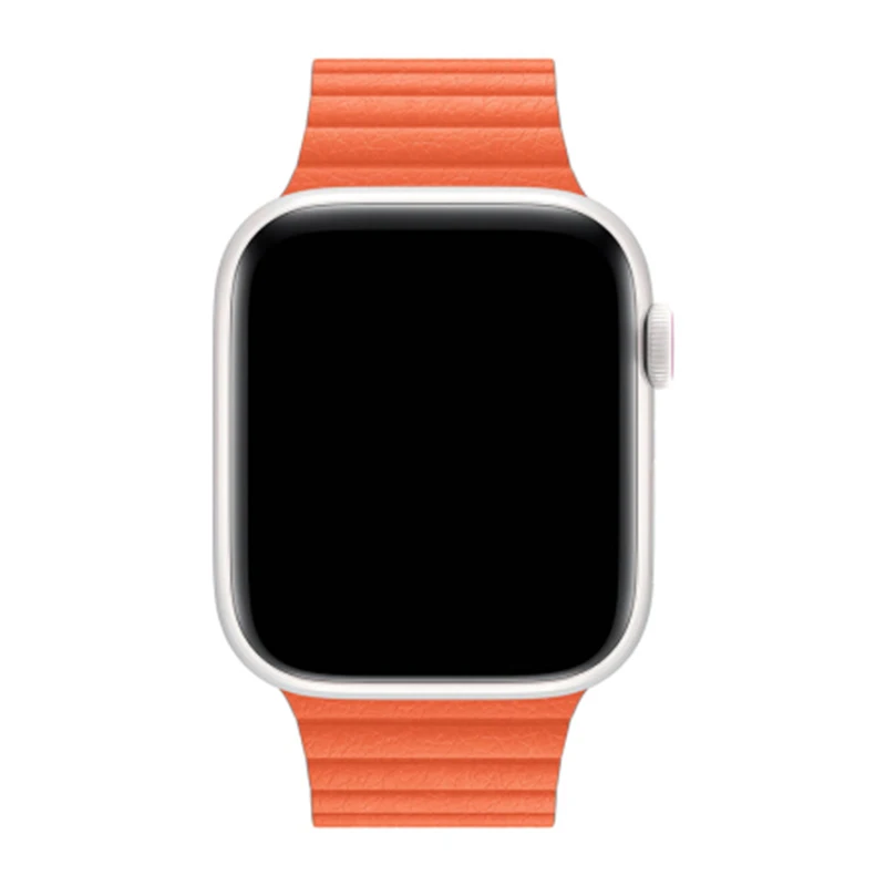 Genuine leather Watch Band 38mm 40mm 42mm 44mm Suitable for Apple iwatch Series 5 4 3 2 Strap Leather Loop Magnetic Bracelet