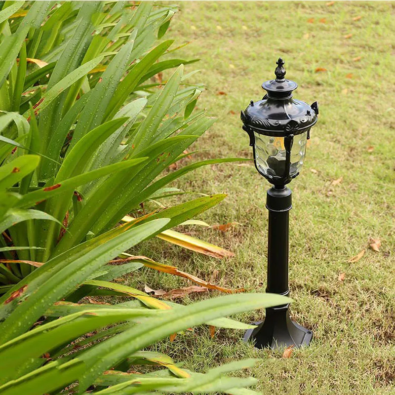 

Retro Community Outdoor Waterproof Lawn Lamps Park Road Lamp Home Garden Villa Courtyard Lamp Landscape Lighting Path Lights
