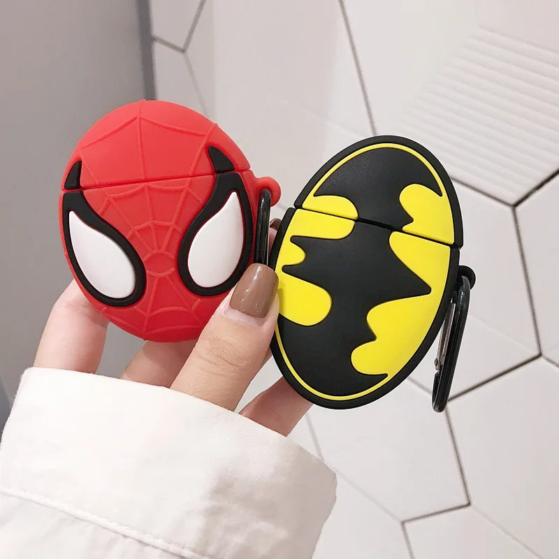Мультяшный Bluetooth беспроводной Чехол для наушников для Apple AirPods 1/2 силиконовый чехол для зарядки наушников Защитный чехол для AirPods