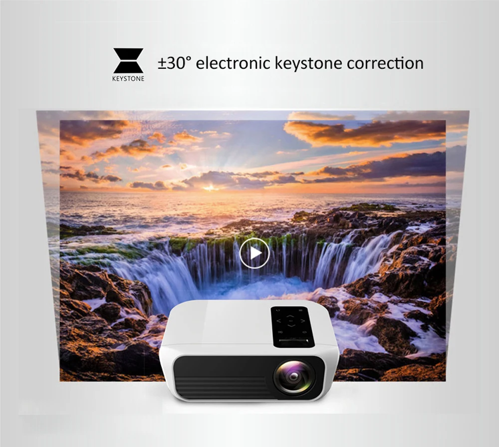 NEW VCHIP ST8 4K Projector mini Proyector For Home Theater LED LCD Supports 1080P WiFi Bluetooth TV USB 3D Portable Media Player |