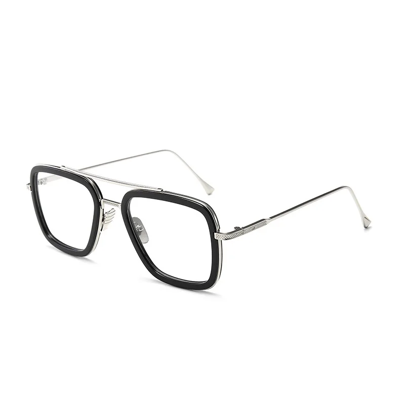 Мстители 3 железные мужские солнцезащитные очки модные квадратные Tony Stark Человек