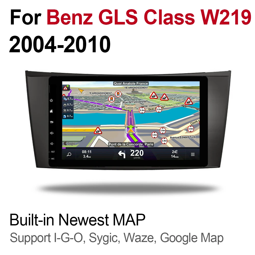Автомобильный dvd-плеер на основе Android для Mercedes Benz CLS Class W219 2004 2005 2006 2007 2008 2010 NTG