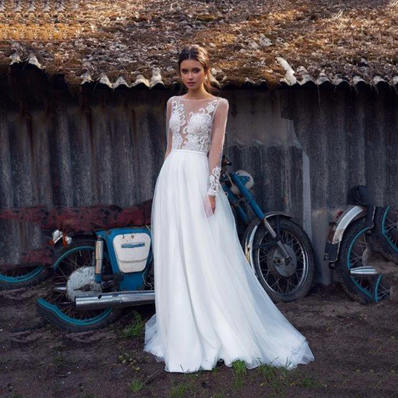 

BAZIIINGAAA Simple Wedding Dress Lace Little Beading Strapless Dress Luxury Wedding Gowns Bridal Can Be Washed Bride Dresses