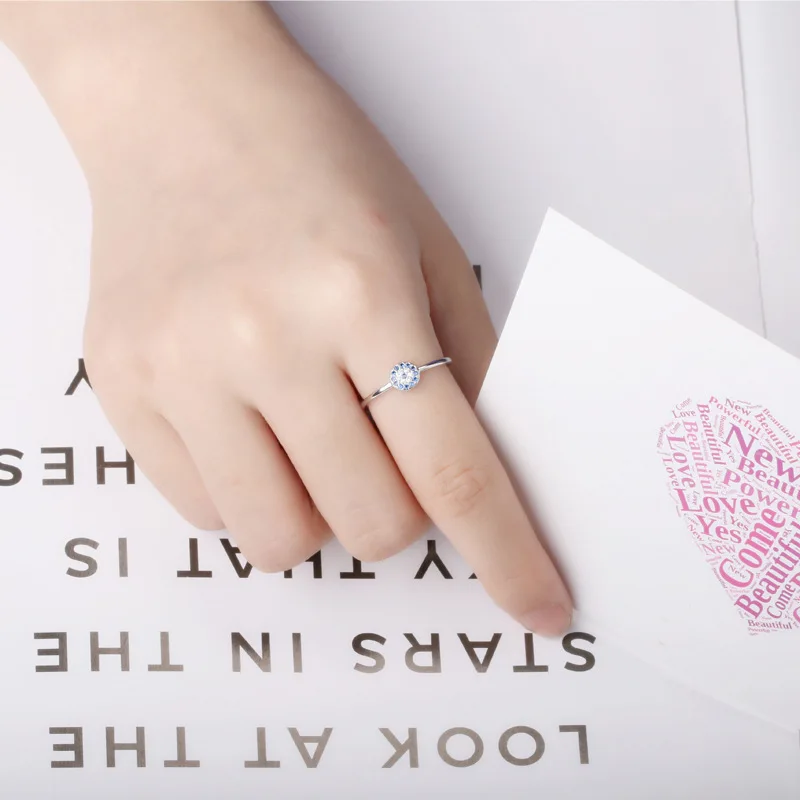 Модные креативные темперамент серебро Цвет кольца ювелирные изделия светильник