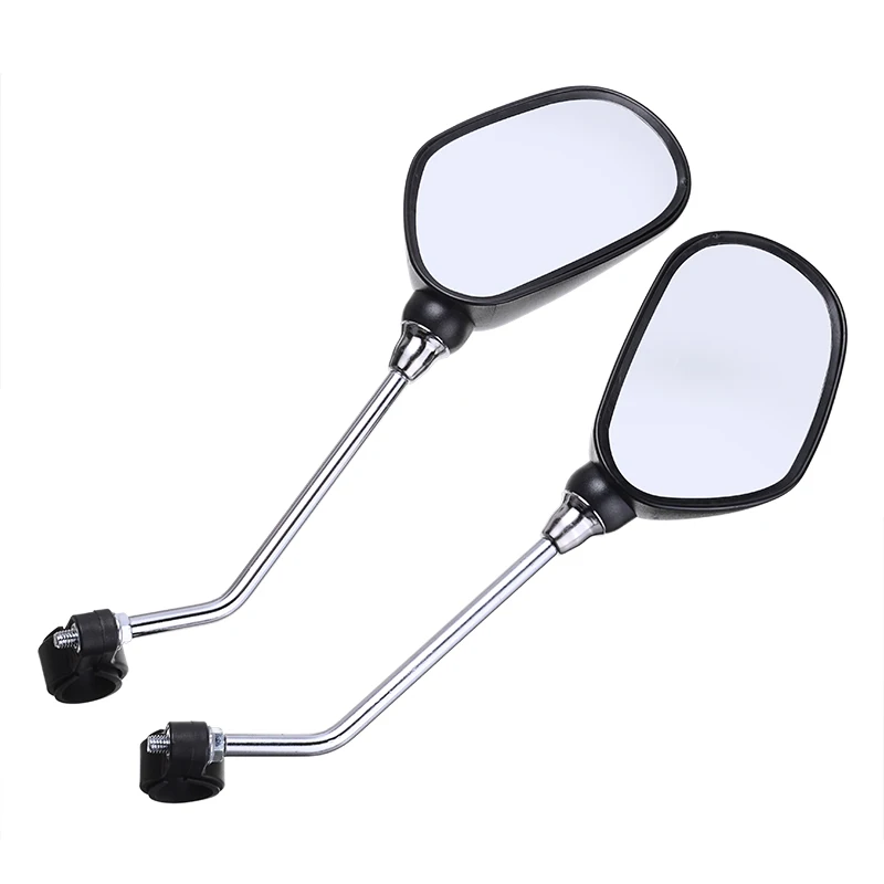 

1 Pair Adjustable Bicycle Mobility Scooter Mountain Bike Handlebar Rear View Mirror Left Right Safety Rear View Glass Mirrors
