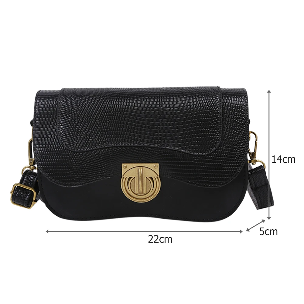 

Fashion Hit Color Crossbody Bag Women PU Leather Small Flap Purse Lady Travel Daily Sling Shoulder Pouch