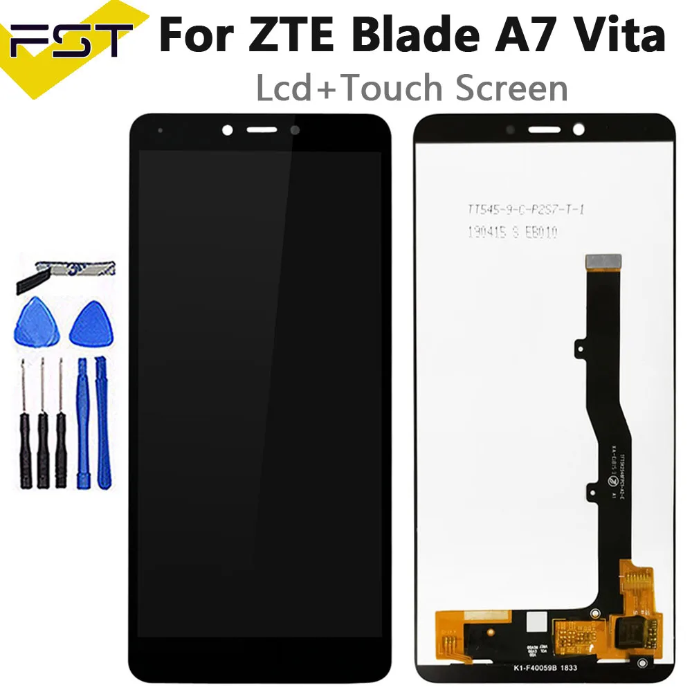 for zte blade a7 vita a7 2019 lcd displaytouch screen digitizer assembly for zte blade a4 a0722 mobile phone lcd a7 2020 free global shipping