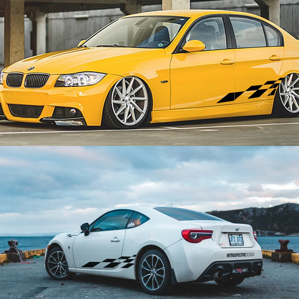 2 шт. наклейки на гоночные автомобили для Volkswagen VW BMW Audi Peugeot Ford Renault Opel Chevrolet Kia
