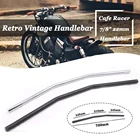 Руль мотоциклетный 78 дюйма, 22 мм, металлический аксессуар под заказ, винтажный Ретро-руль для кафе, переоборудования