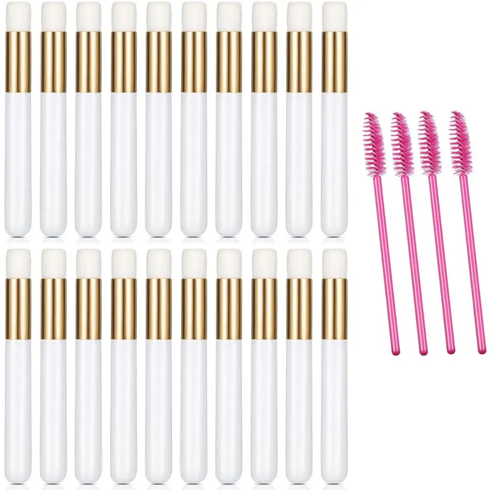 

10/20/50 Pcs Eyelash Cleaning Brush Lash Extension Cleanser Shampoo Soft Makeup Brushes for Blackhead Remover Tool Nose Washing