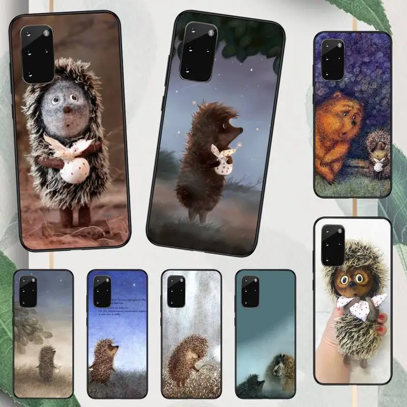 

Hedgehog in the Fog animal Phone Case For Samsung galaxy A S note 10 12 20 32 40 50 51 52 70 71 72 21 fe s ultra plus