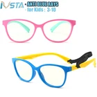 IVSTA Детские компьютерные очки с защитой от сисветильник, игровые очки, резиновая оптическая оправа, без винтов, амблиопия TR90