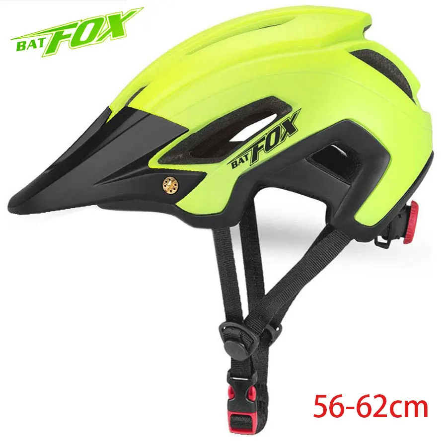 BATFOX велосипедный шлем Bicycke MTB велосипедные шлемы оранжевые мужские горные защитные шлемы для езды на велосипеде Fietshelm женские сверхлегкие спортивные шлемы для активного отдыха - Цвет: 692-Green-Black