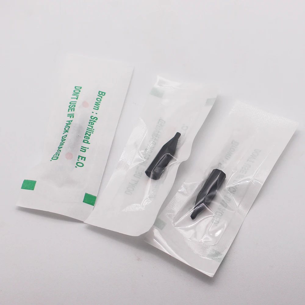 Индивидуально упакованные универсальные шестигранные колпачки для тату машинки