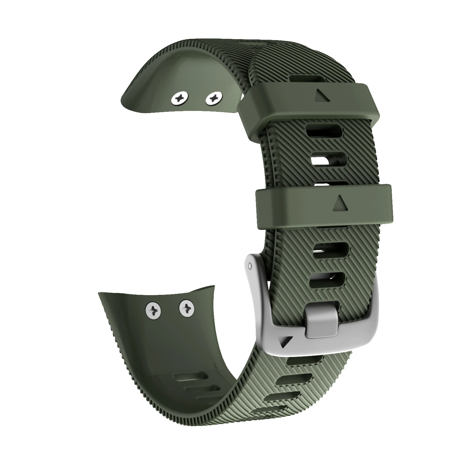 Army green Спортивный силиконовый ремешок для часов Garmin Forerunner 45 полос Сменные силиконовые браслеты для Garmin Forerunner 45 SmartWatch - Цвет ремешка: Army green