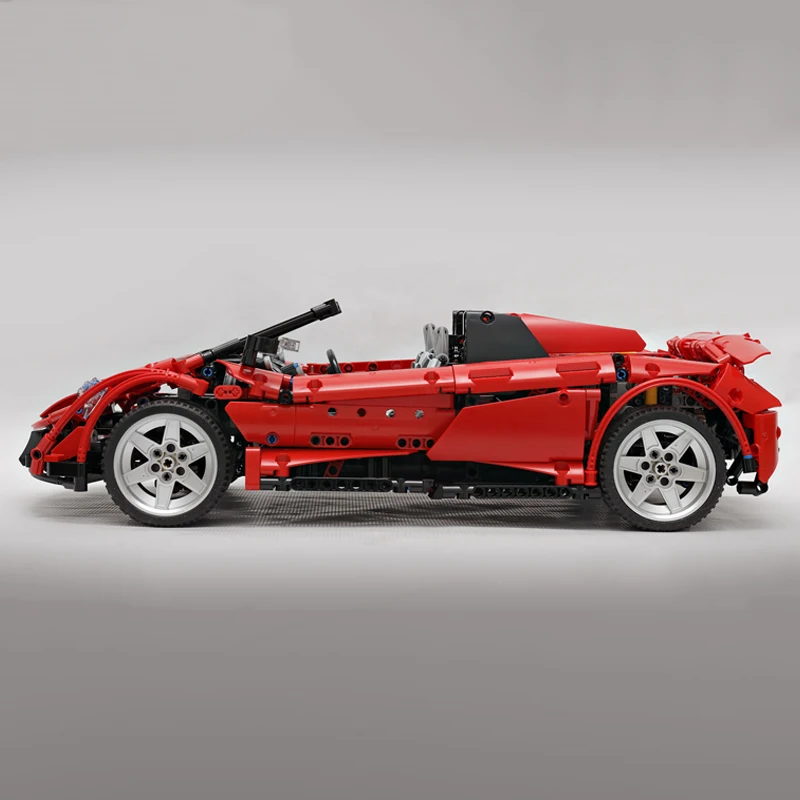 Новая красная версия MOC 6331 McLarens 675 LT Spider спортивный автомобиль набор подходит Technic
