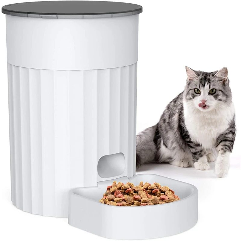 

3L Timed Feeder for Cat and Dogs Memory Setting and Time Saving Convenient Use Customized Healthy Diet Gift for Pet Home