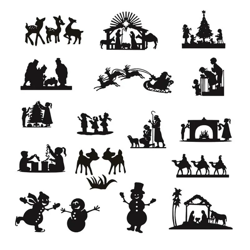 1 Набор телефон металлический Трафаретный вырубной штамп трафарет для