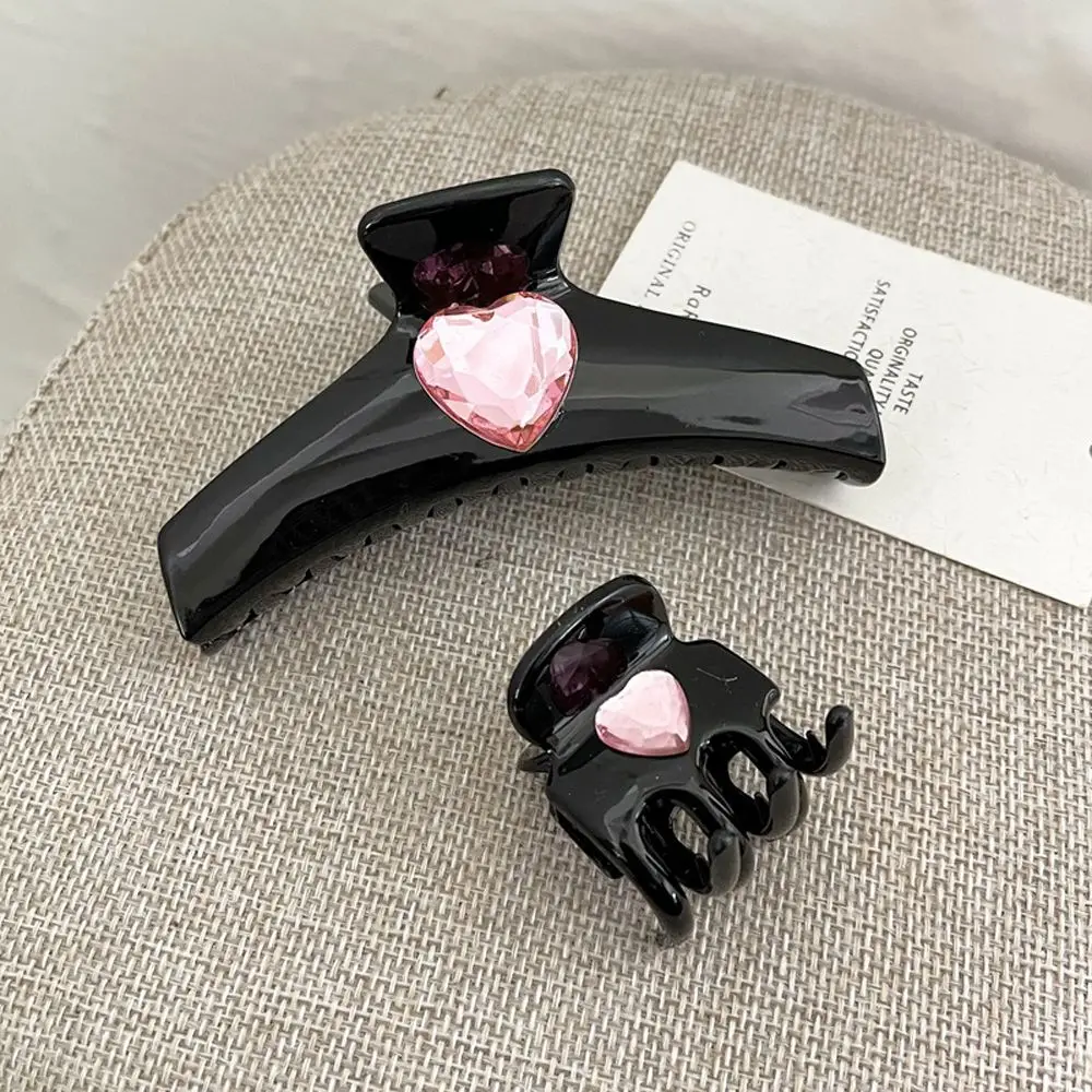 

Женская акриловая заколка для волос, розово-красная заколка для волос в Корейском стиле, аксессуар для волос