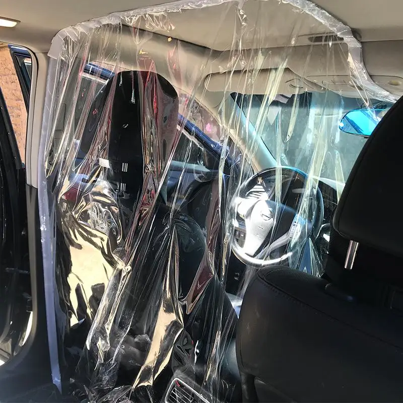 

Car Isolation Film Taxi Anti-fog Self-protection Transparent Protective Cover Self-adhesive Full-enclosed Seal