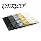 Опорная плита Marumine 8x16 точек, детали для сборки, 92438 кубики, аксессуары для мальчиков и девочек