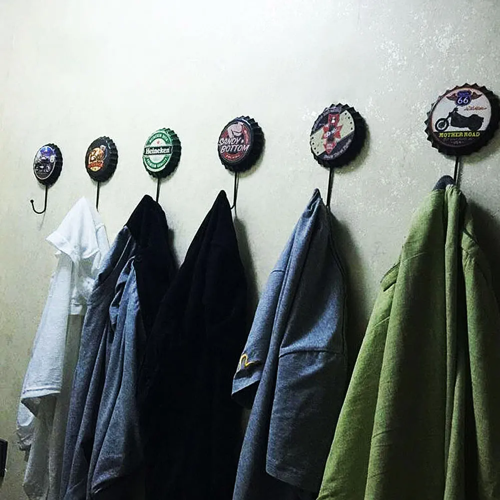 Креативная вешалка для ключей крючок в стиле ретро металлический настенный