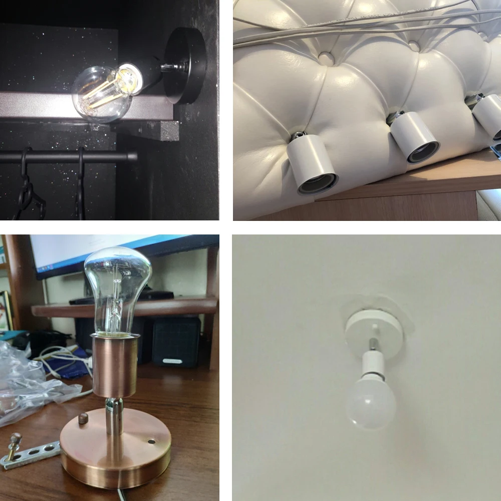 Настенные бра с поворотом на 180 градусов DIY крепеж для настенных светильников Современные Настенные светильники для бара, ресторана, спальни декоративное домашнее освещение