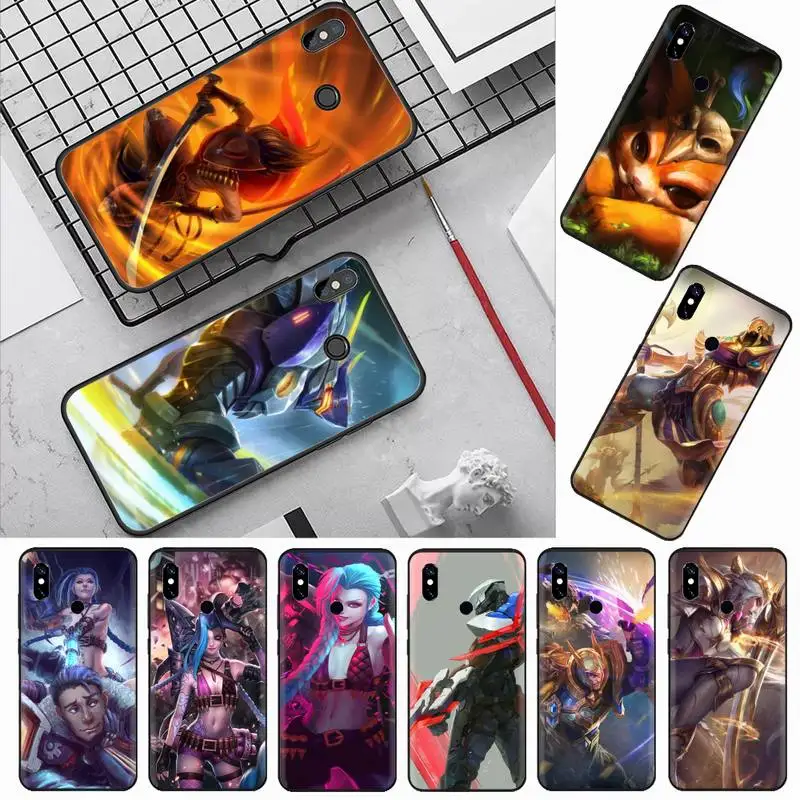 

Arcane cartoon Phone Case For Xiaomi Redmi mi note max 3 5 6 8 9 10 t S SE lite pro Soft Silicone mobile bags soft shell funda