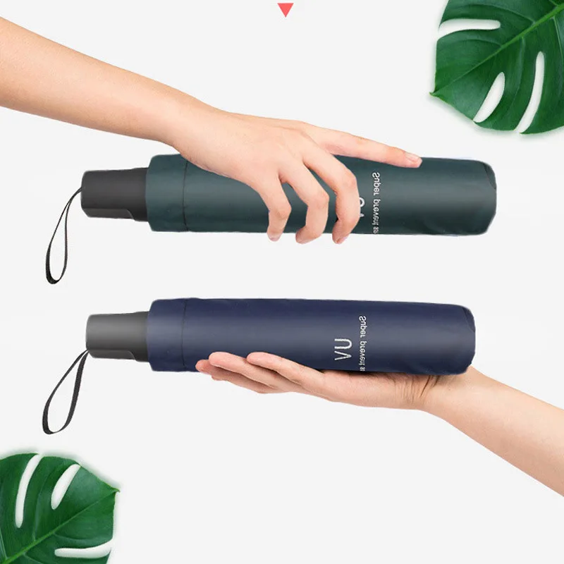 Трехскладной утолщенный виниловый Зонт от дождя женский подарочный Мужской