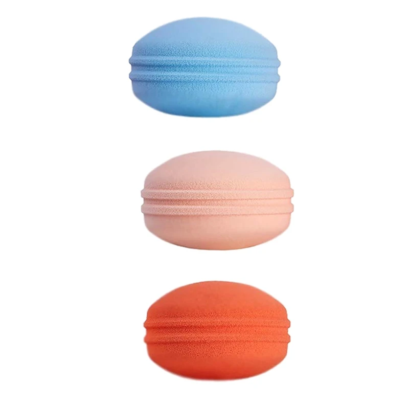 Macaron Sponge Egg Makeup Make-Up Washing Face Multi-Function Puff Wet And Dry Do Not Eat Powder For Foundations Crea |