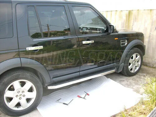 Алюминиевая Беговая доска боковая ступенчатая Nerf Bar подходит для Land Rover Discovery 3 4 LR3