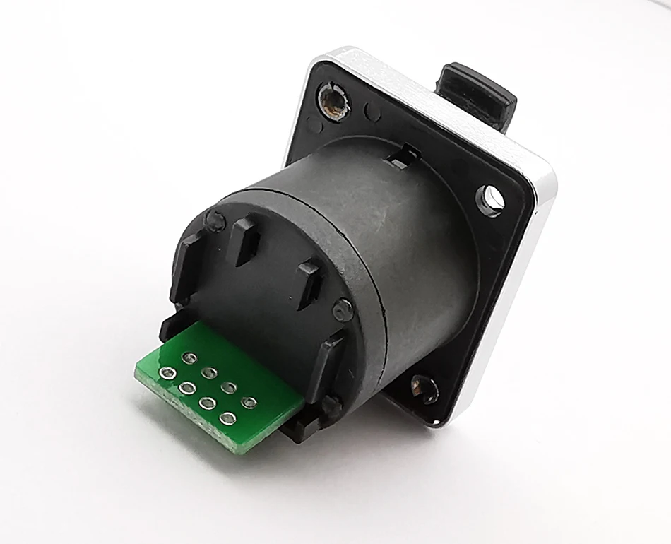 RJ45 с разъемом печатной платы, RJ45 водонепроницаемый адаптер, IP65/67, опоры для женской панели RJ45 разъем Ethernet