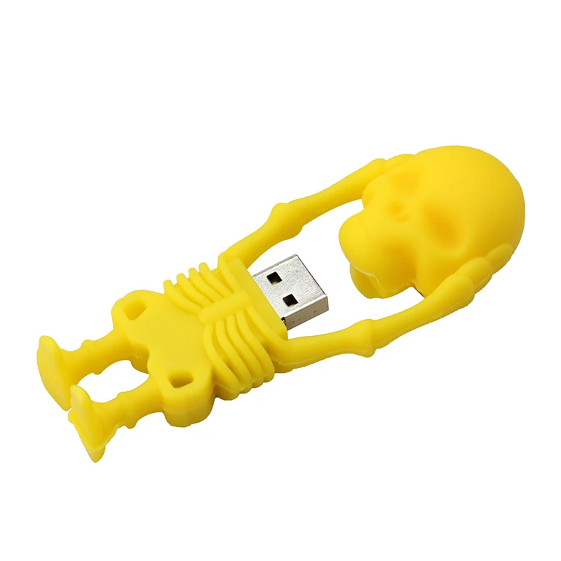Skull/demon/ghost/Grim Reaper Flash Drive 32 Гб 64 ГБ 4 ГБ 16 8 256 ГБ Флешка мини флеш-накопитель USB2.0 реальная емкость cle usb подарок